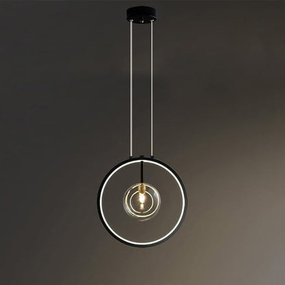 Clear Glass Hanging Pendant Light