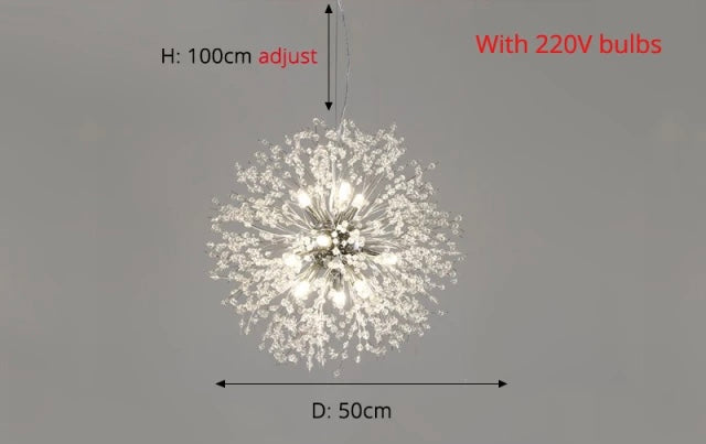 Modern Flower Drop Ceiling Light