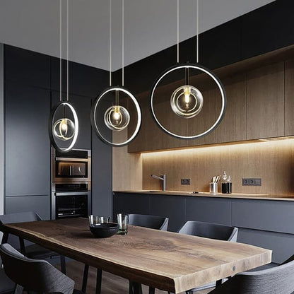 Clear Glass Hanging Pendant Light