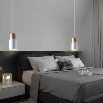 Natural Wood Hanging Light Fixtures