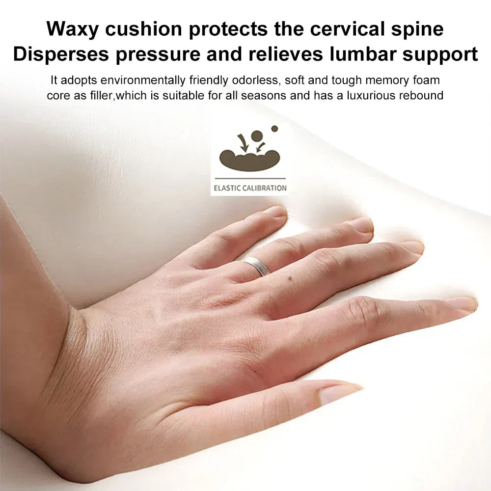 Contoured Neck and Back Support Pillow