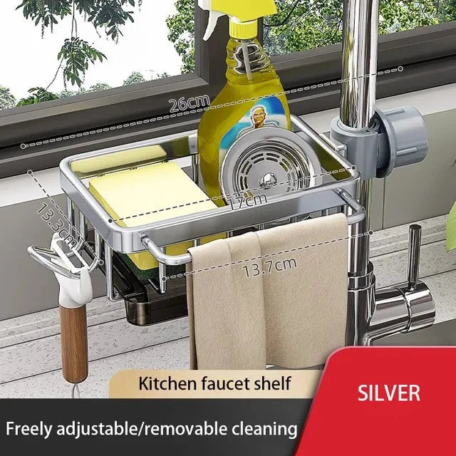 Space Saving Aluminum Sink Tray