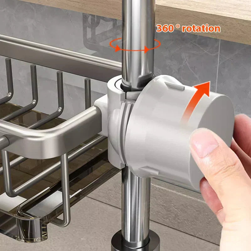 Space Saving Aluminum Sink Tray