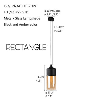 Retro Style Hanging Light Fixtures