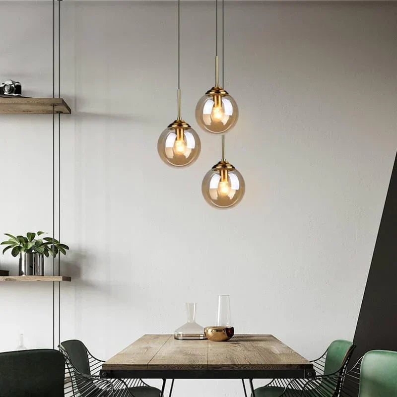 Colorful Drop Glass Pendant Light - Lusomart