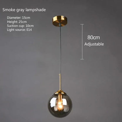 Colorful Drop Glass Pendant Light