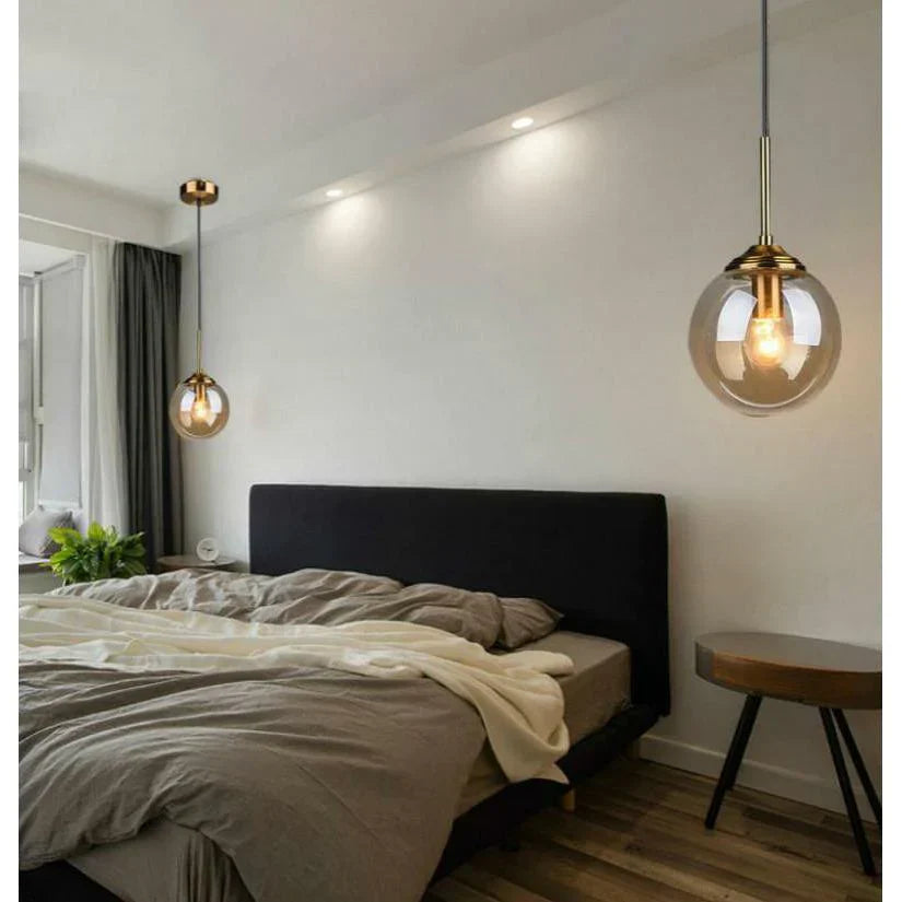 Colorful Drop Glass Pendant Light