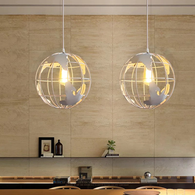 Modern Glass Globe Ceiling Light