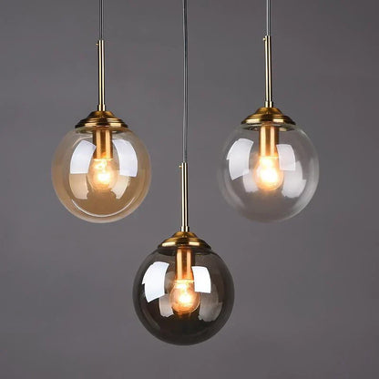 Colorful Drop Glass Pendant Light
