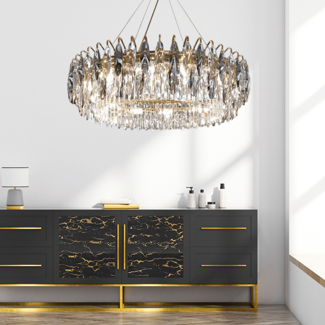 Elegant Crystal Pendant Chandelier
