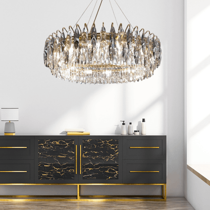 Elegant Crystal Pendant Chandelier