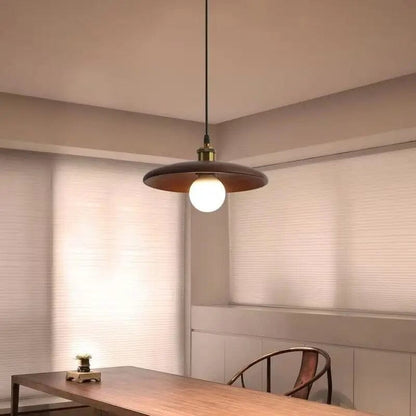 Rustic Wooden Pendant Light With Soft Warm Glow