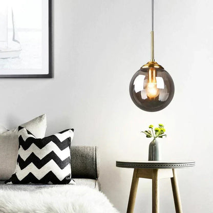 Colorful Drop Glass Pendant Light