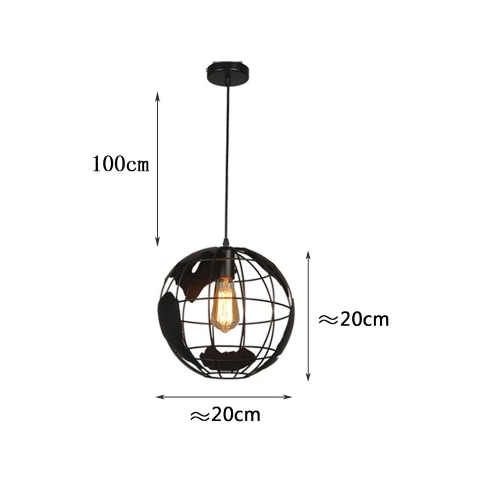 Modern Glass Globe Ceiling Light