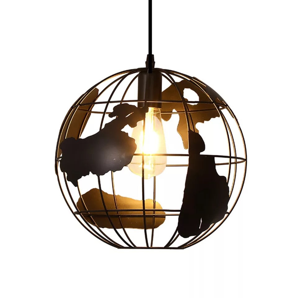 Modern Glass Globe Ceiling Light