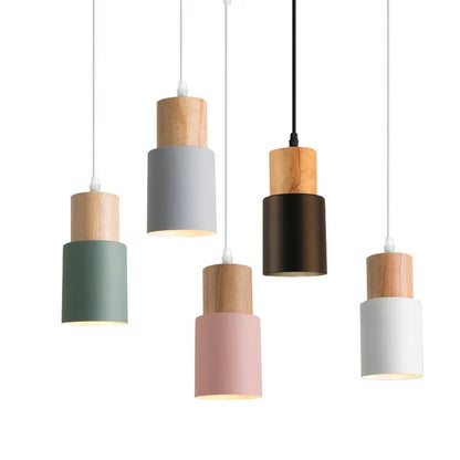 Natural Wood Hanging Light Fixtures