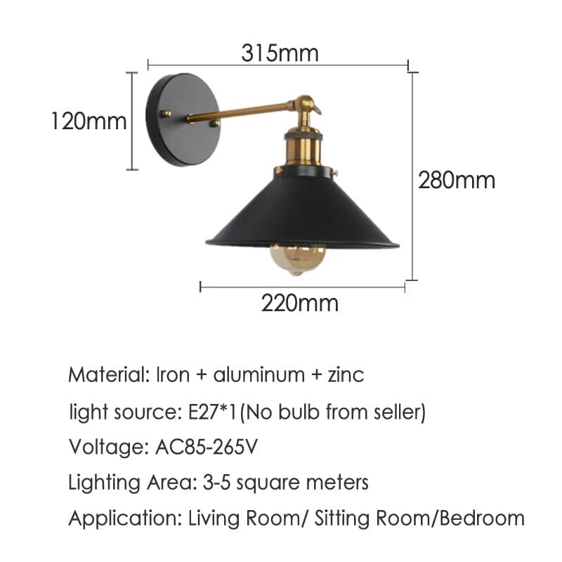 Commercial Metal Wall Light