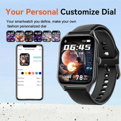 Easy Wear Smartwatch Blood Sugar Tracker