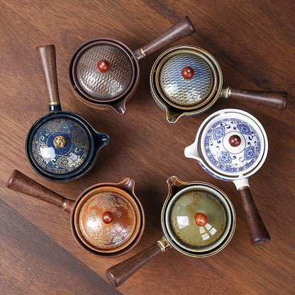 Traditional Chinese Clay Whistling Teapot Set
