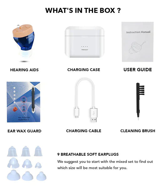Discreet Behind Ear Hearing Aids for Adults