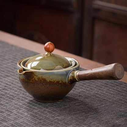 Traditional Chinese Clay Whistling Teapot Set
