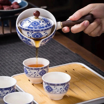 Traditional Chinese Clay Whistling Teapot Set