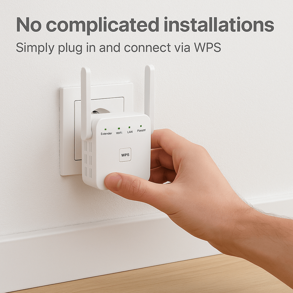 Fast Dual Band 5G WiFi Booster for Home Network