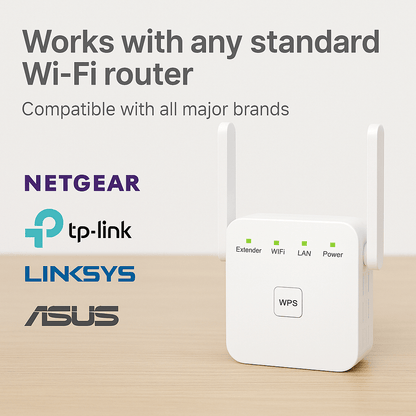 Fast Dual Band 5G WiFi Booster for Home Network