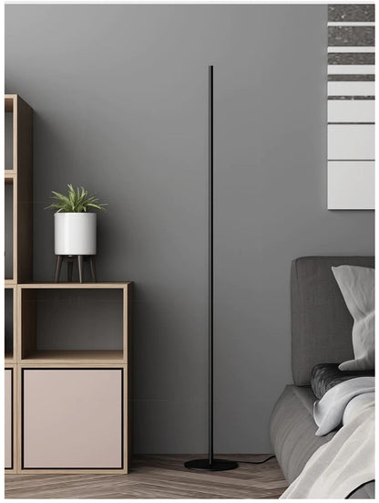 Slim Modern Floor Lamp with LED Lighting