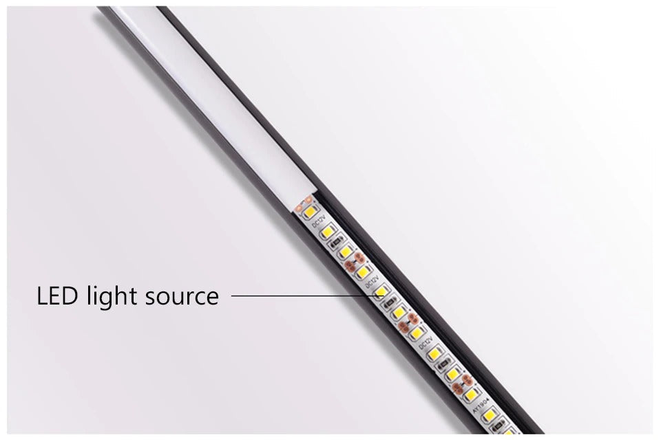 Slim Modern Floor Lamp with LED Lighting