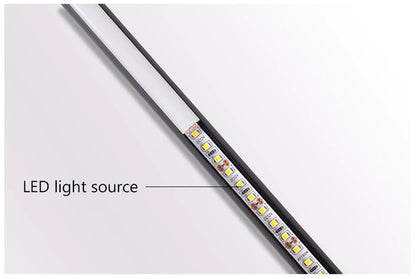 Slim Modern Floor Lamp with LED Lighting