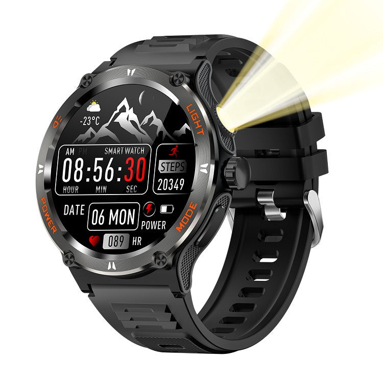 Rugged Fitness Smartwatch with GPS and Water Resistance