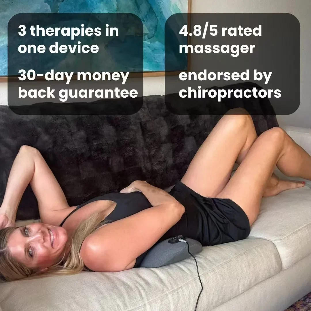 Relaxing Heat Massage Therapy For Back Pain Relief