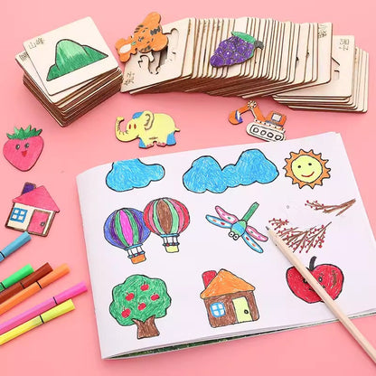 Fun Art Stencil Kit for Kids Drawing and Coloring