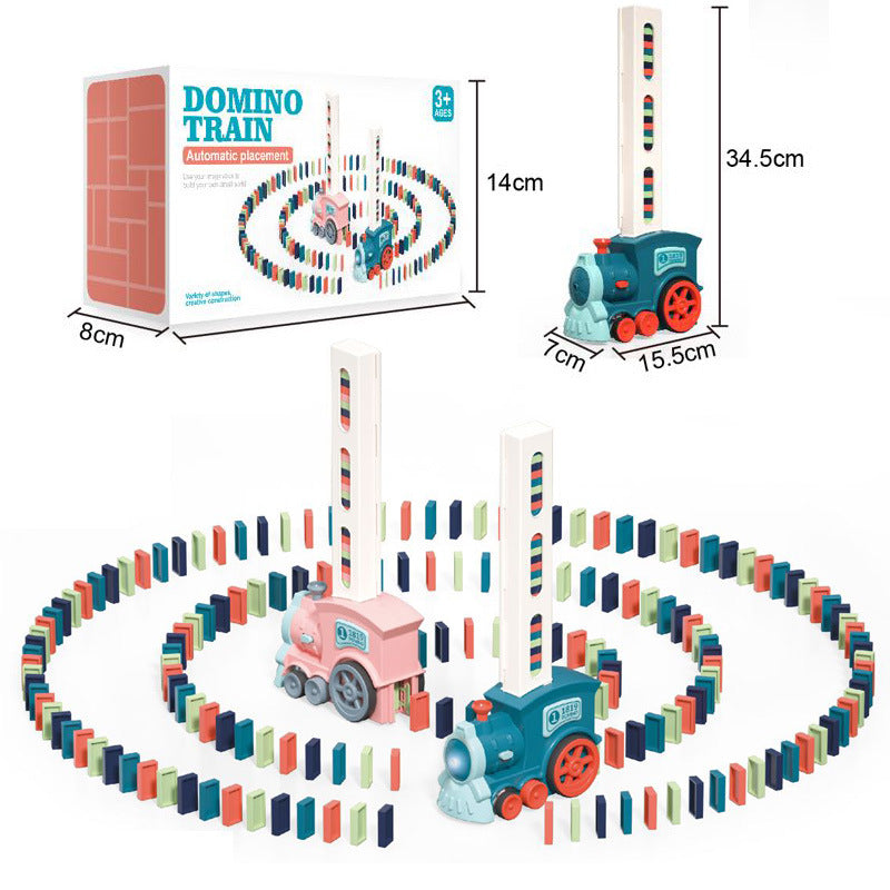 Fun 100 Piece Kids Domino Set Train Toy