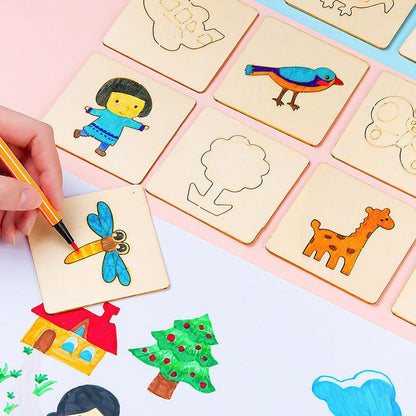 Fun Art Stencil Kit for Kids Drawing and Coloring