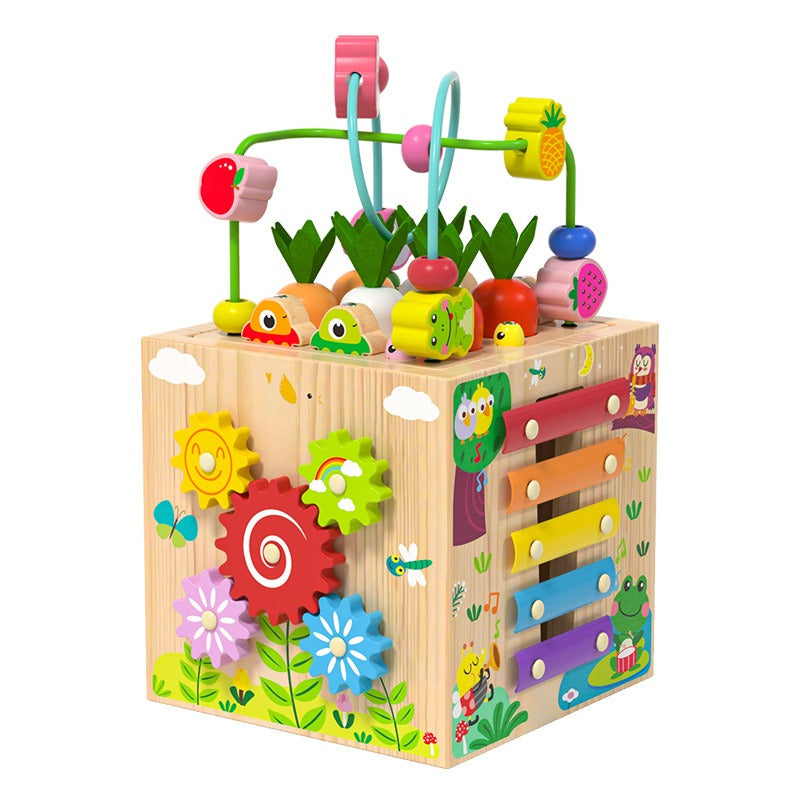 Fun 8-in-1 Learning Toy Cube for Kids - Lusomart