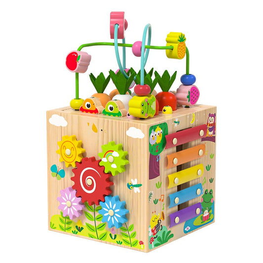 Fun 8-in-1 Learning Toy Cube for Kids - Lusomart