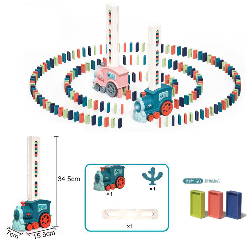 Fun 100 Piece Kids Domino Set Train Toy