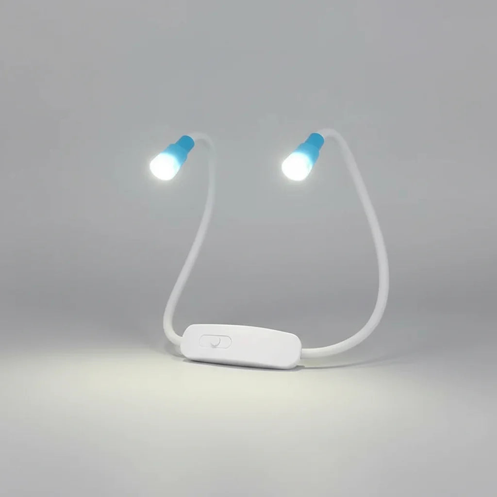 Portable LED Book Light Rechargeable Clamp Free Design