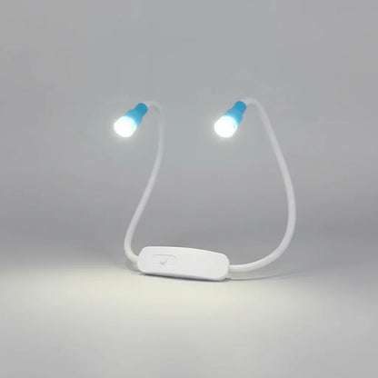 Portable LED Book Light Rechargeable Clamp Free Design
