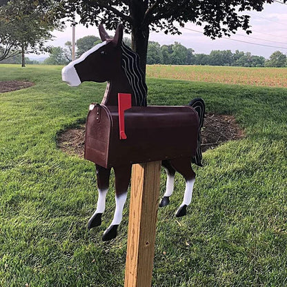 Outdoor Rustic Woodland Animal Mailbox