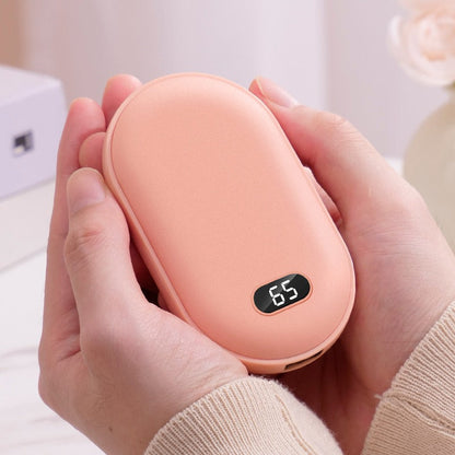 Portable Rechargeable Hand Warmer with 3 Heat Settings
