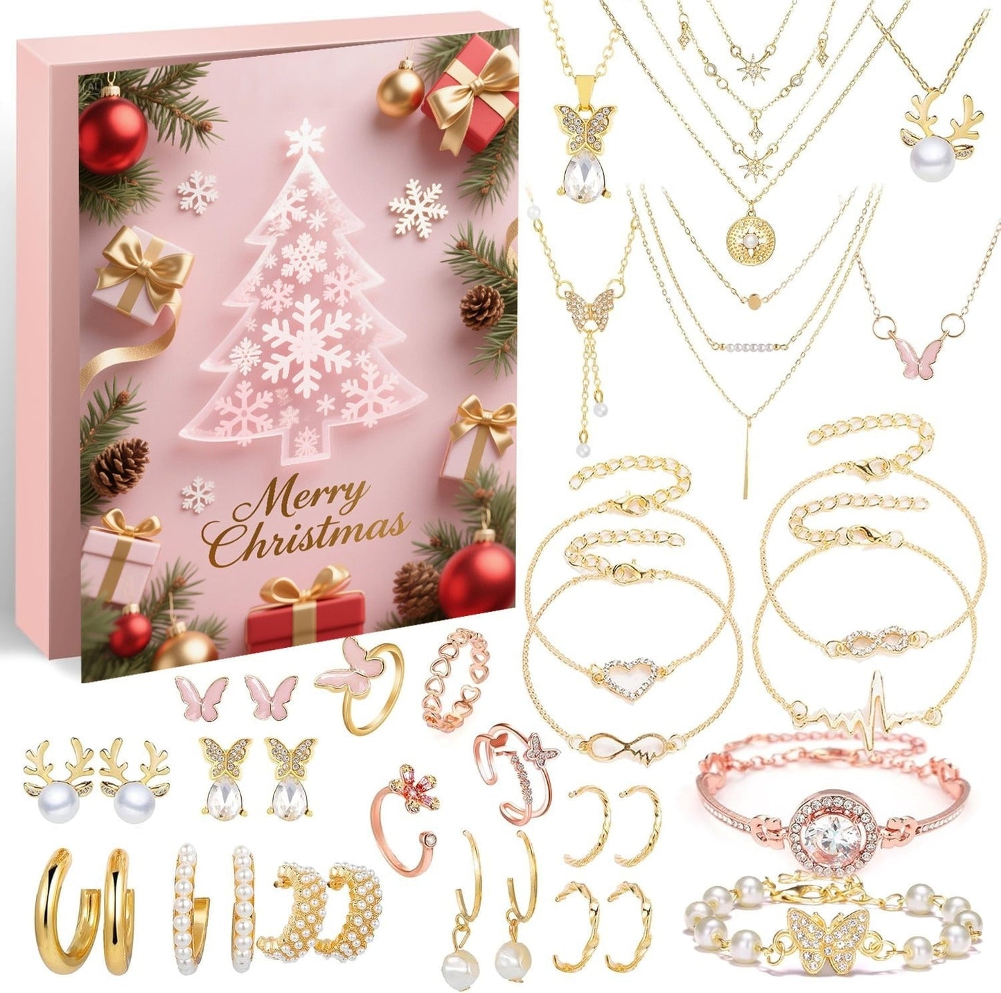Ultimate 24-Day Christmas Countdown Calendar with Deluxe Surprises