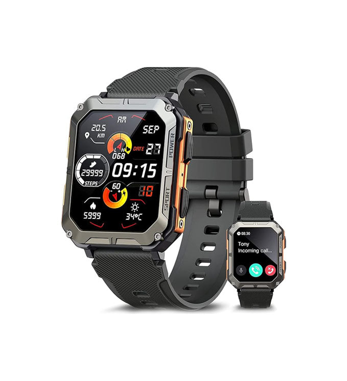 Tough Waterproof Smart Watch for Outdoor Work - Lusomart