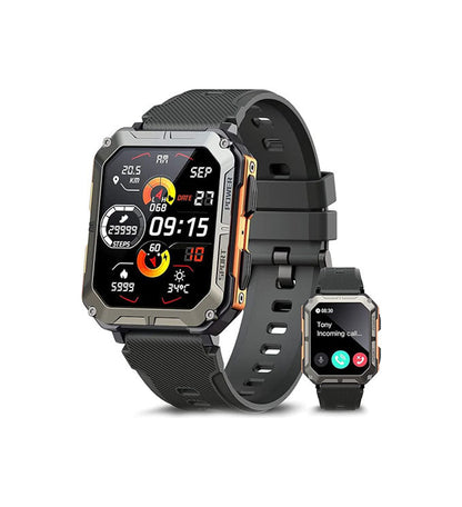 Tough Waterproof Smart Watch for Outdoor Work - Lusomart