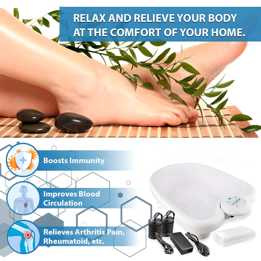 Portable Ionic Foot Spa Bath Home System