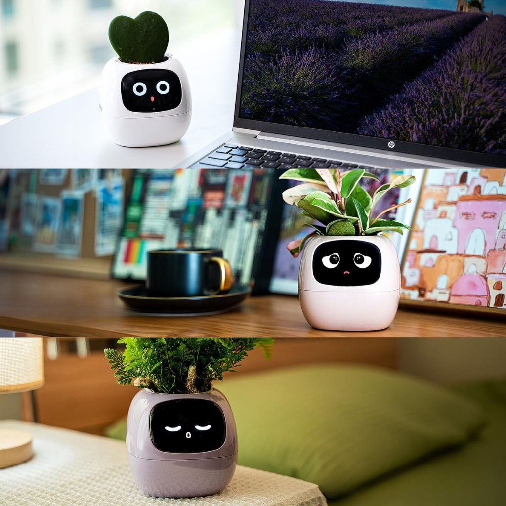 Smart WiFi Planter with 70 LED Animations