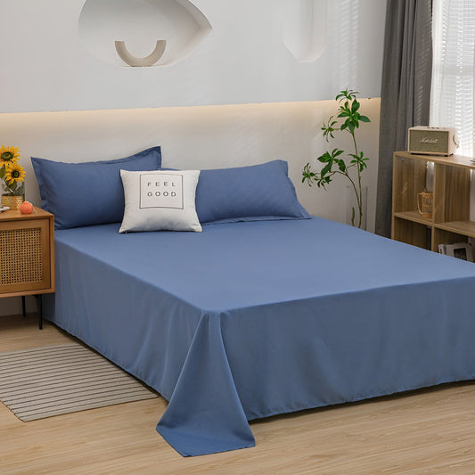 Comfortable Plain Colored Fitted Bed Sheet - Lusomart
