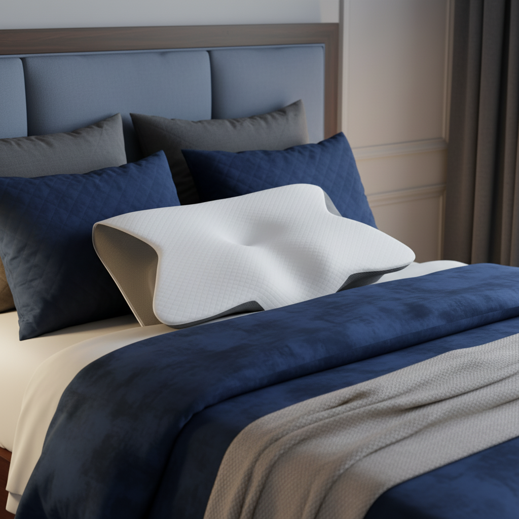 Contour Supportive Memory Foam Pillow
